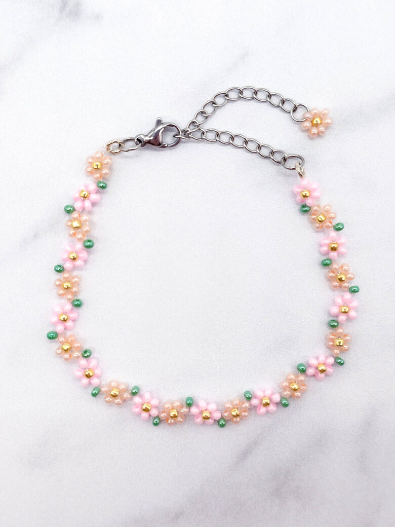 Rosy Meadow Bracelet